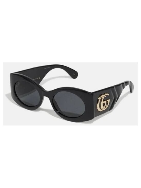 New- ? Original  Gucci GG0810S 001 Oval Quilted Thick Rim sunglasse main image 12